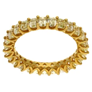 14K Yellow Gold Diamond Eternity Band