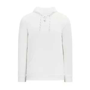 A1834-000 White Blank Hoodie Sweatshirt