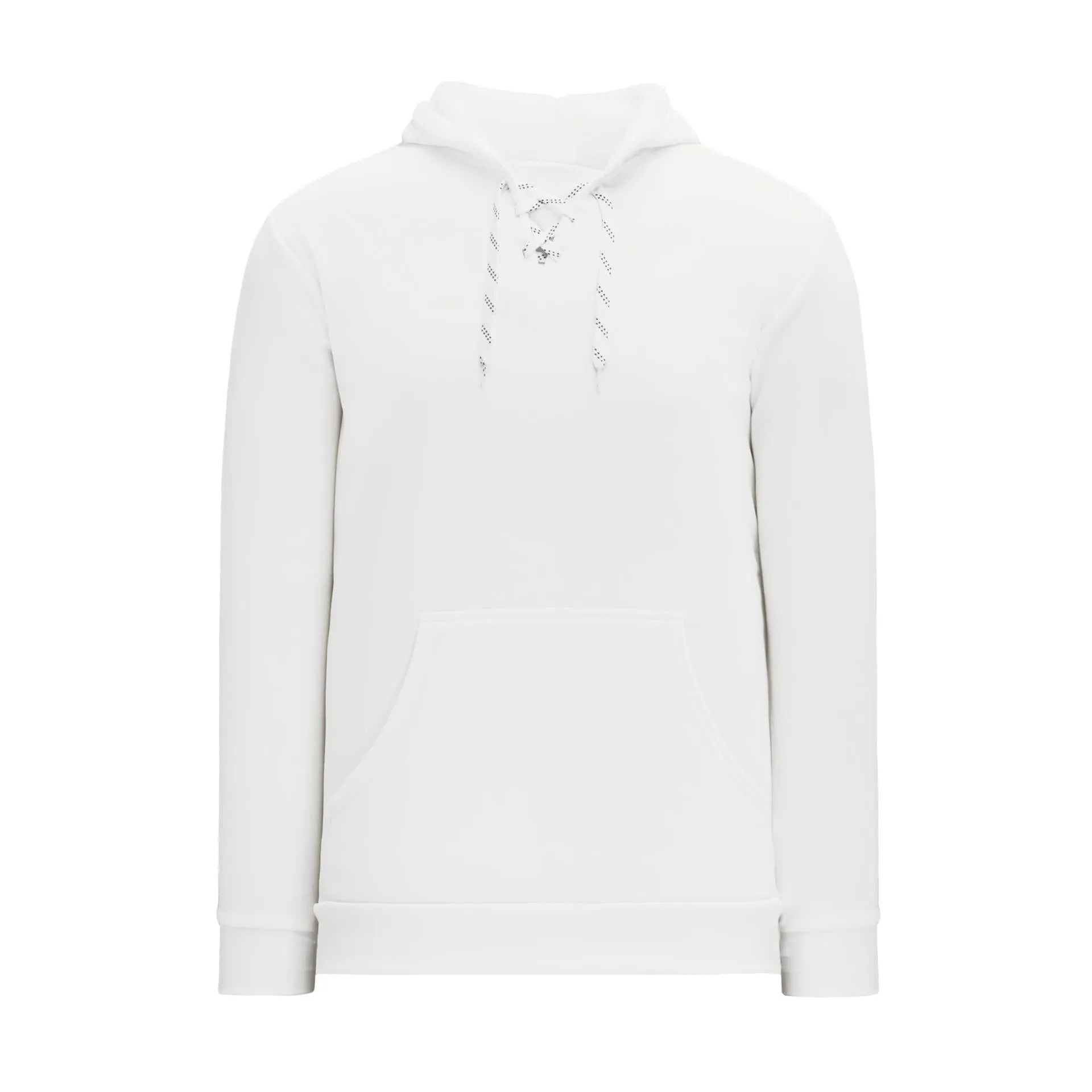 A1834-000 White Blank Hoodie Sweatshirt