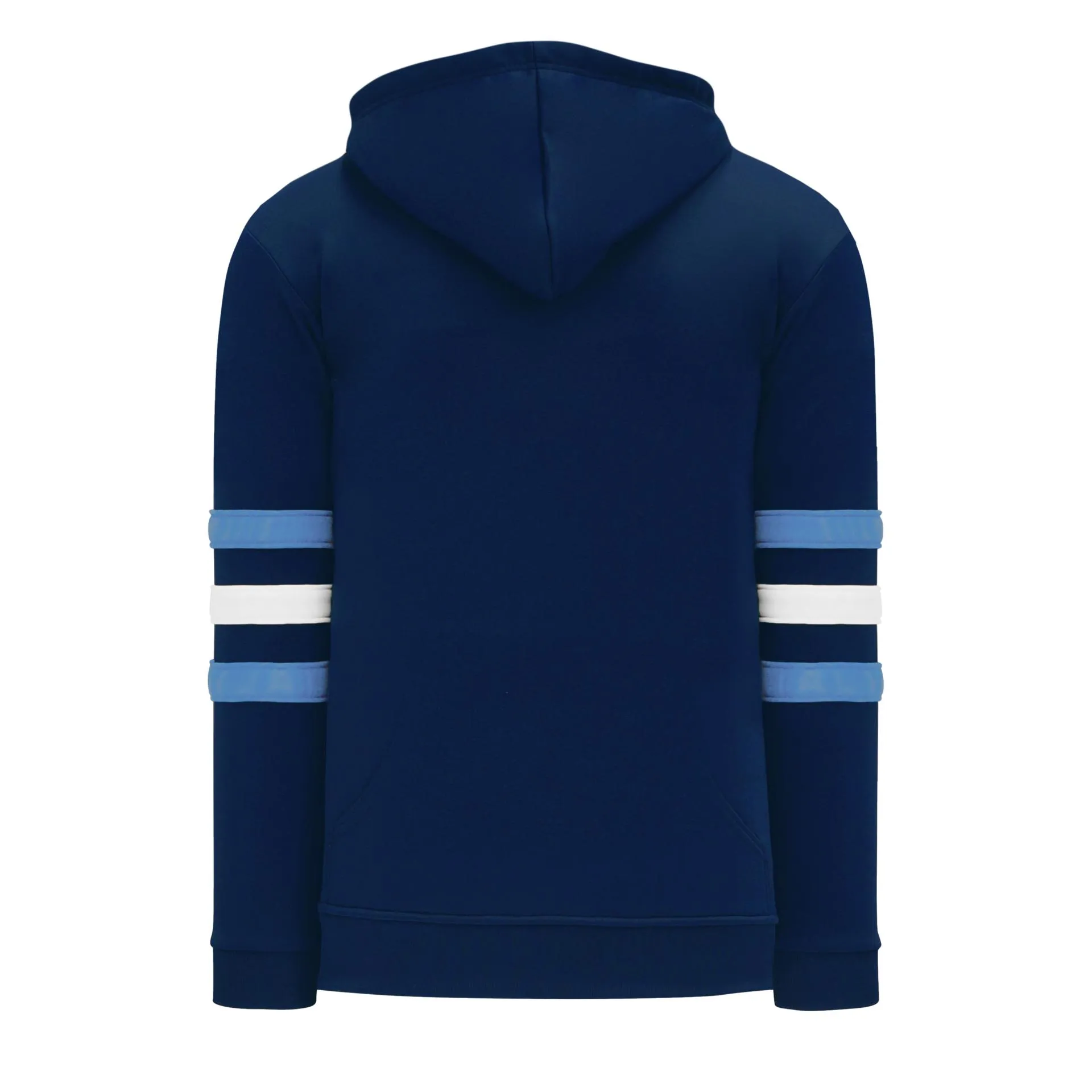 A1845-761 Navy/Sky/White Blank Hoodie Sweatshirt
