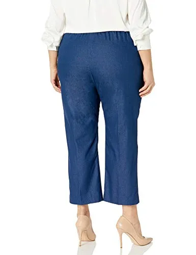 Alfred Dunner Womens Plus Average Denim Jean, Denim, 20W