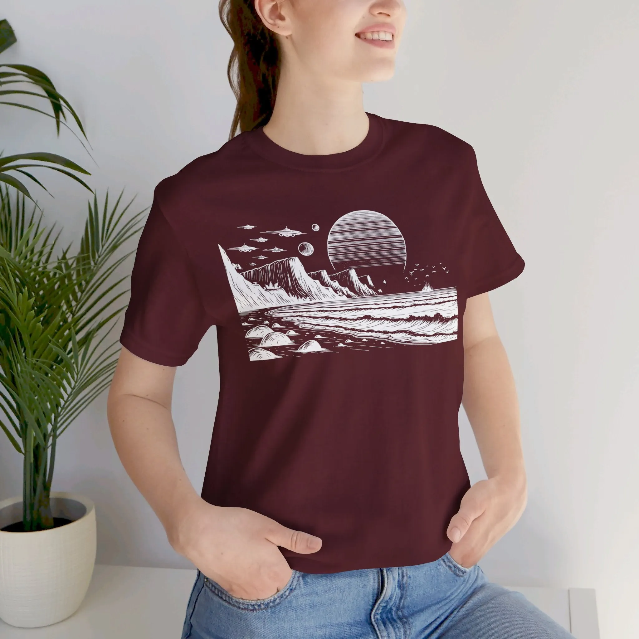 Alien Forces Approaching Abstract T-Shirt