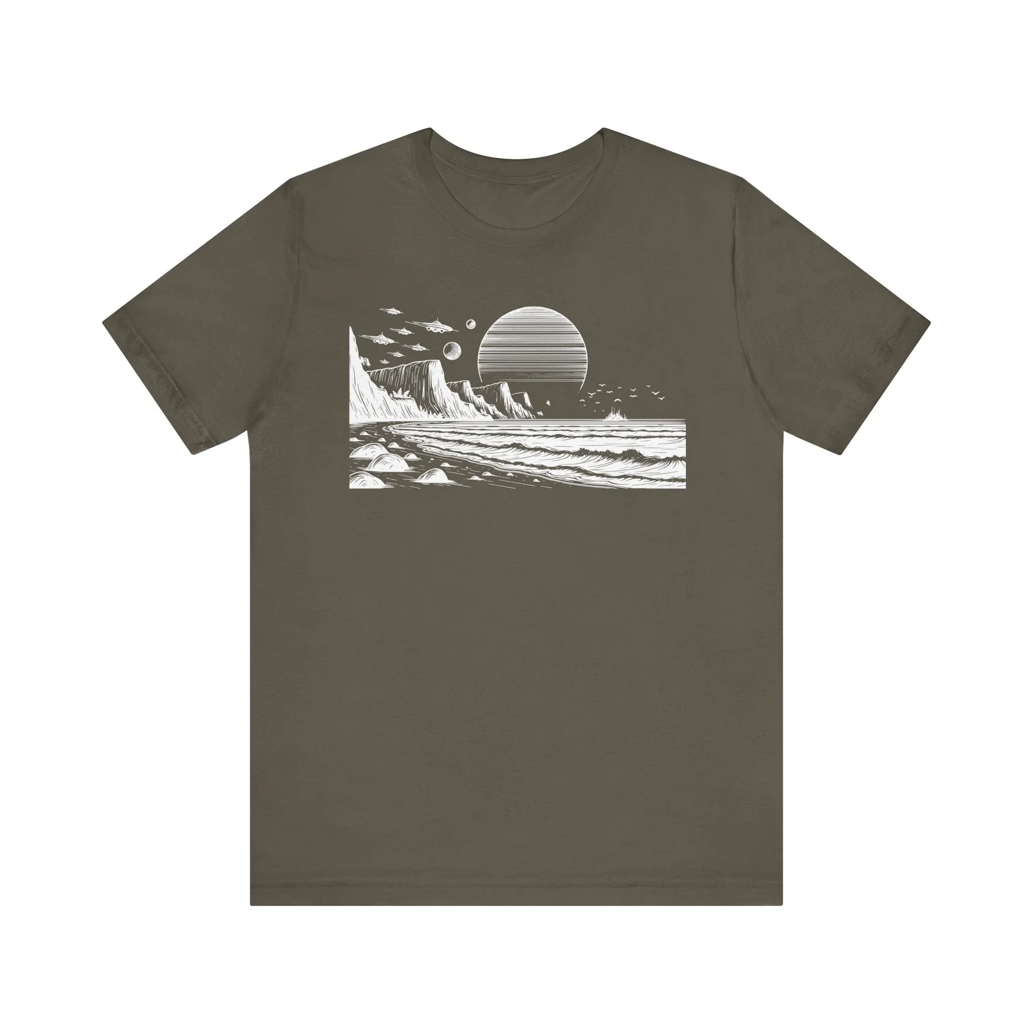 Alien Forces Approaching Abstract T-Shirt