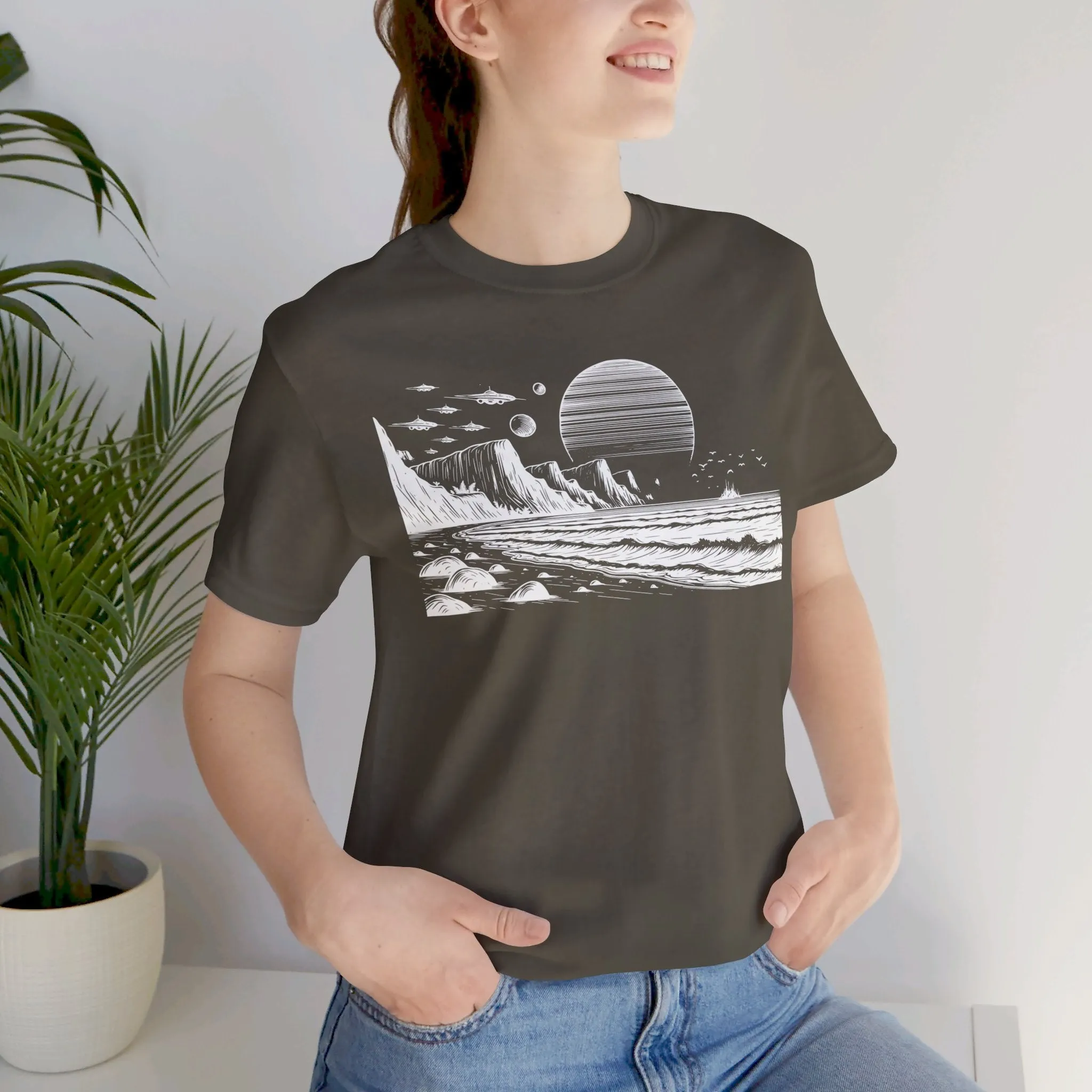 Alien Forces Approaching Abstract T-Shirt