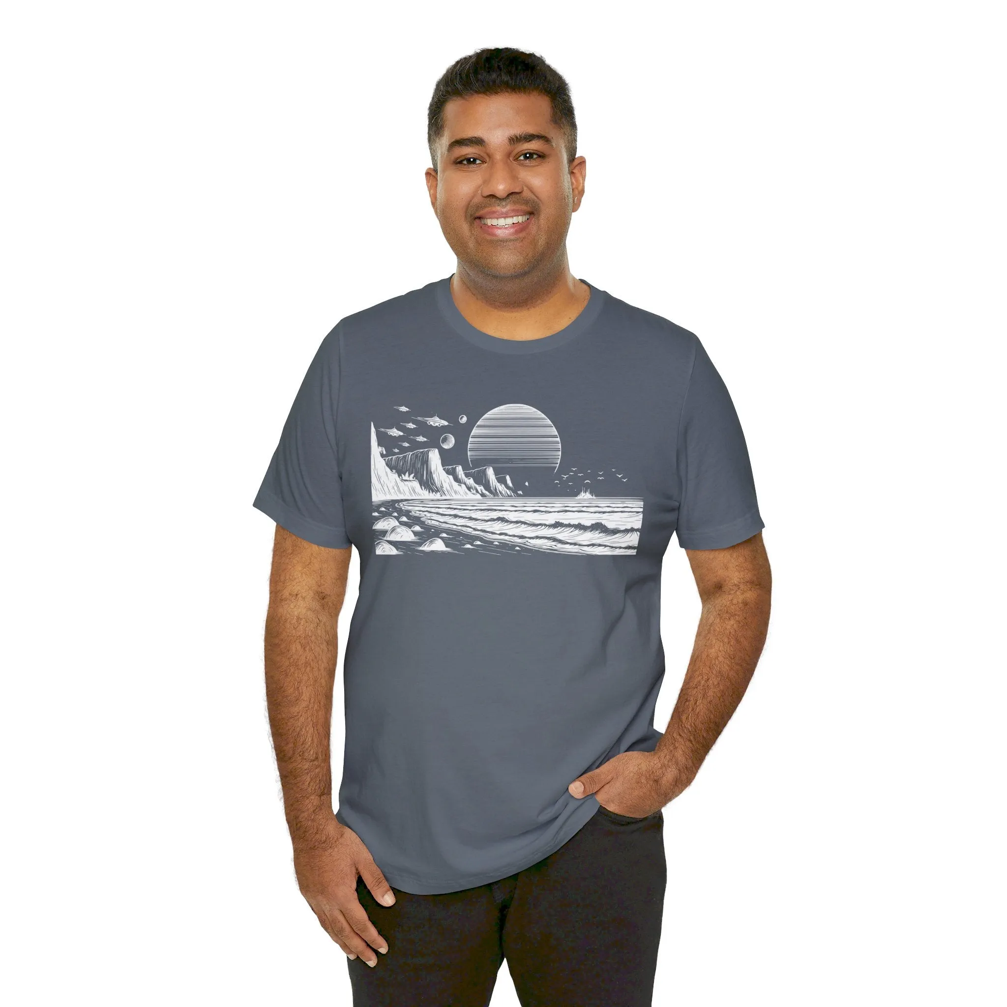Alien Forces Approaching Abstract T-Shirt