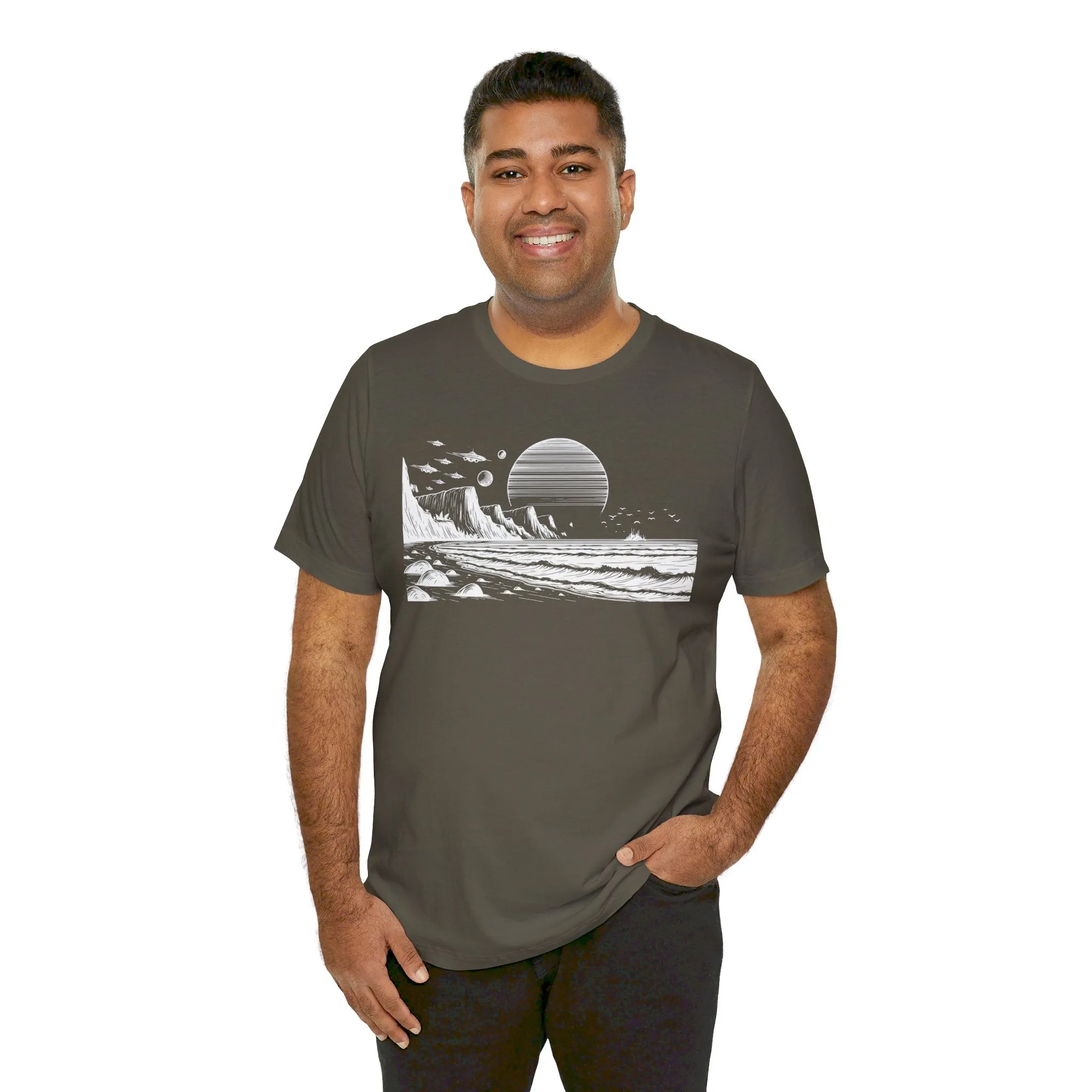 Alien Forces Approaching Abstract T-Shirt