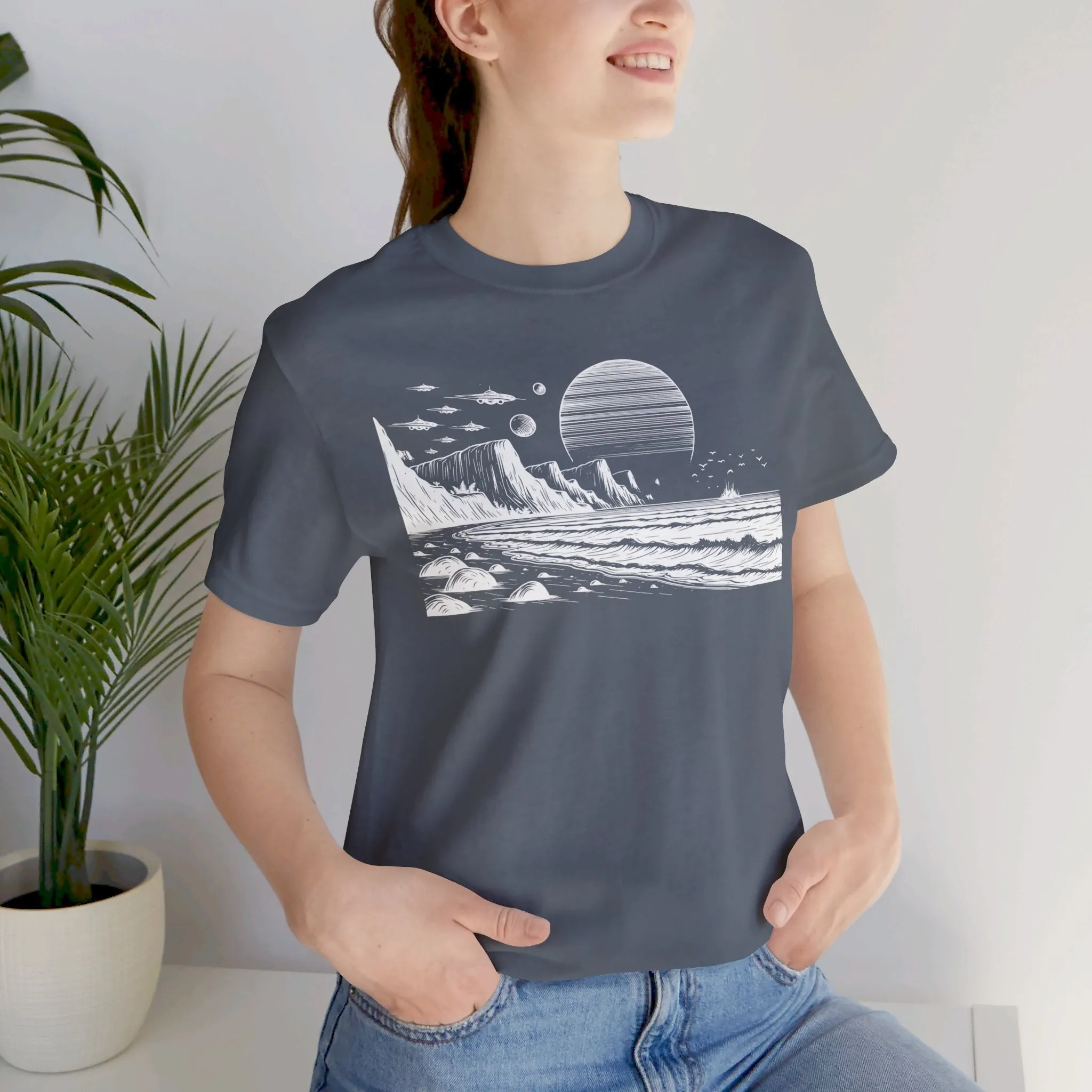 Alien Forces Approaching Abstract T-Shirt