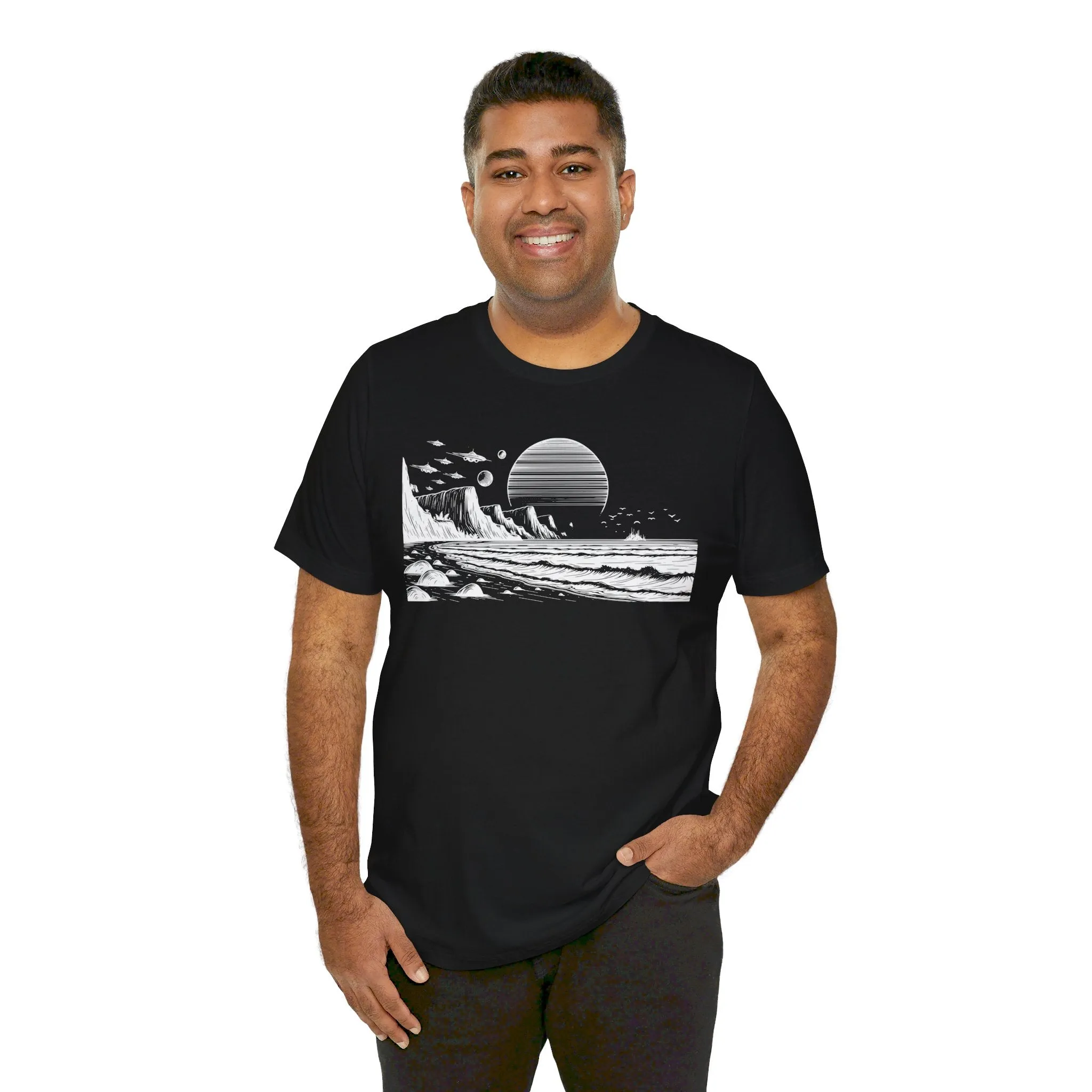 Alien Forces Approaching Abstract T-Shirt