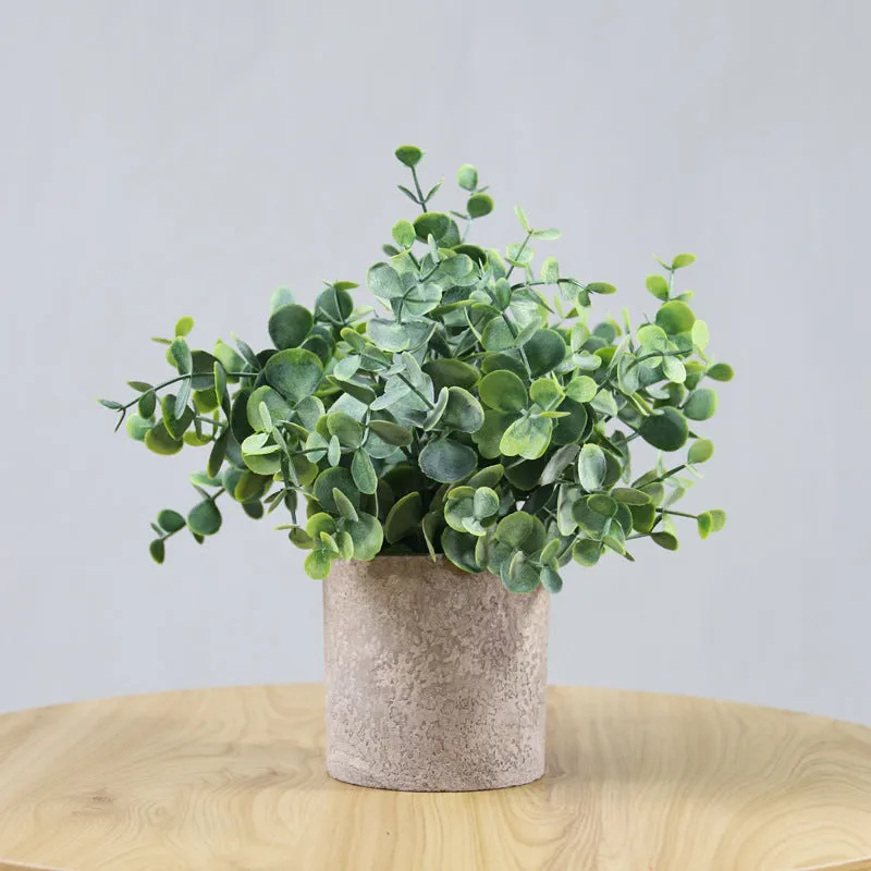 Artificial Plant Environmental Protection Home Desktop Potted Plant Plastic Fake Green Plants
