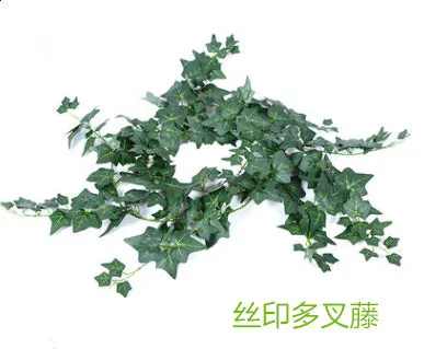 Artificial Plant Wall Plant Wall Fake Flower Rattan Plastic Fake Green Plants