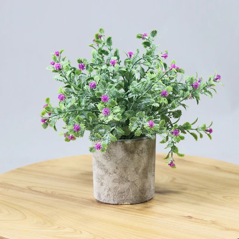 Artificial Plants Starry Sky Plastic Flower Fake Green Plant