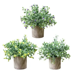 Artificial Plants Starry Sky Plastic Flower Fake Green Plant