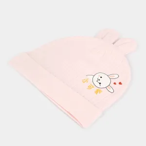 Baby Cap Bunny 6M-L.Pink