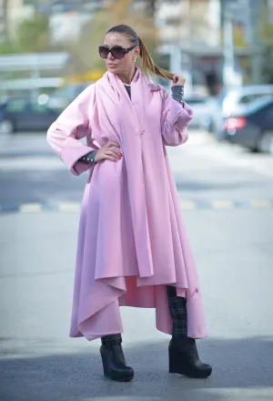 Baby Pink Winter Loose Coat RENATA