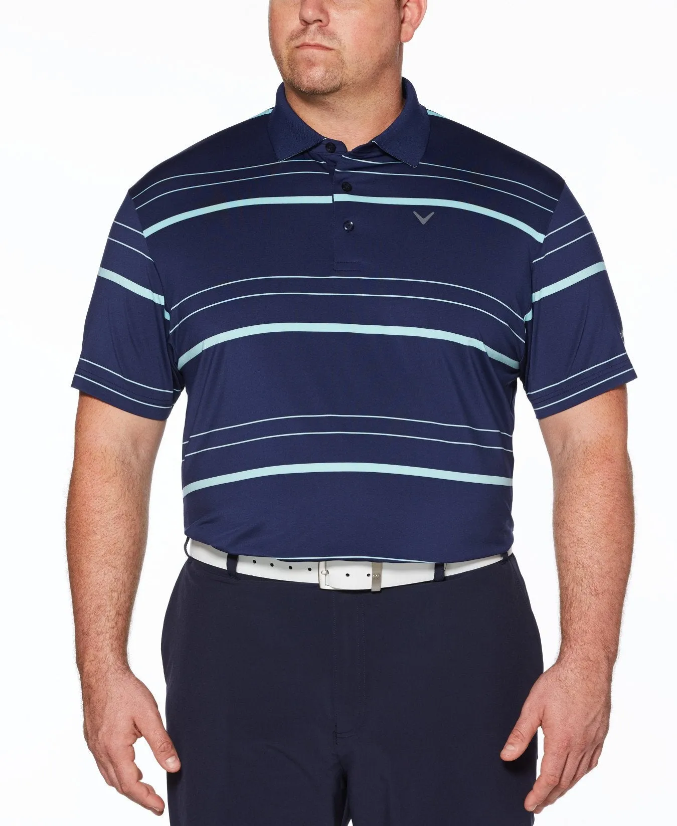 Big & Tall Fashion Stripe Polo