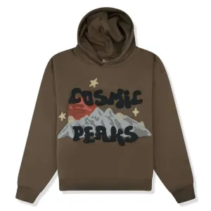 Broken Planet Market Cosmic Peaks Hoodie Cinder Brown