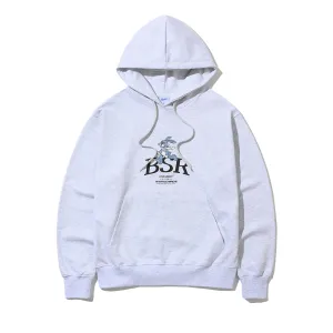 BSR SUNDAY RABBIT HOODIE HEATHER GREY