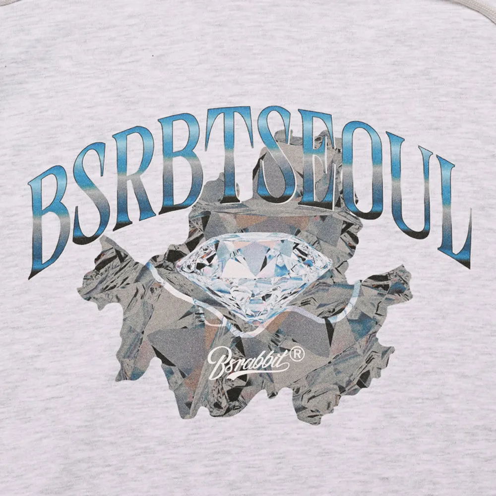 BSRBT DIAMOND HOODIE HEATHER GREY