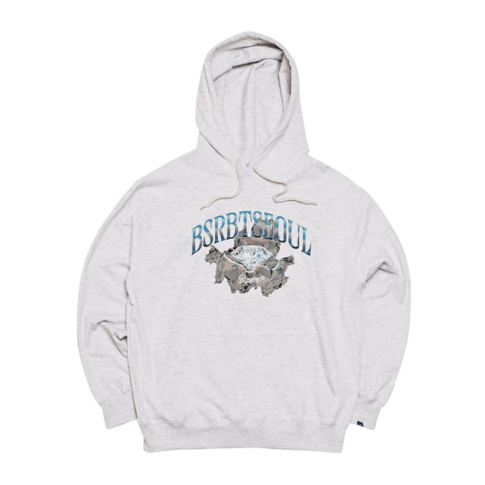 BSRBT DIAMOND HOODIE HEATHER GREY