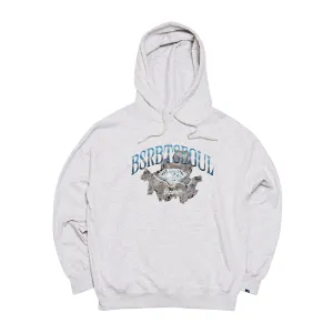 BSRBT DIAMOND HOODIE HEATHER GREY