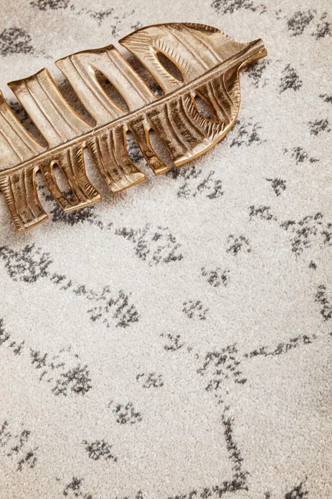 Chrome Elsa Silver Rug 290 x 200 CM