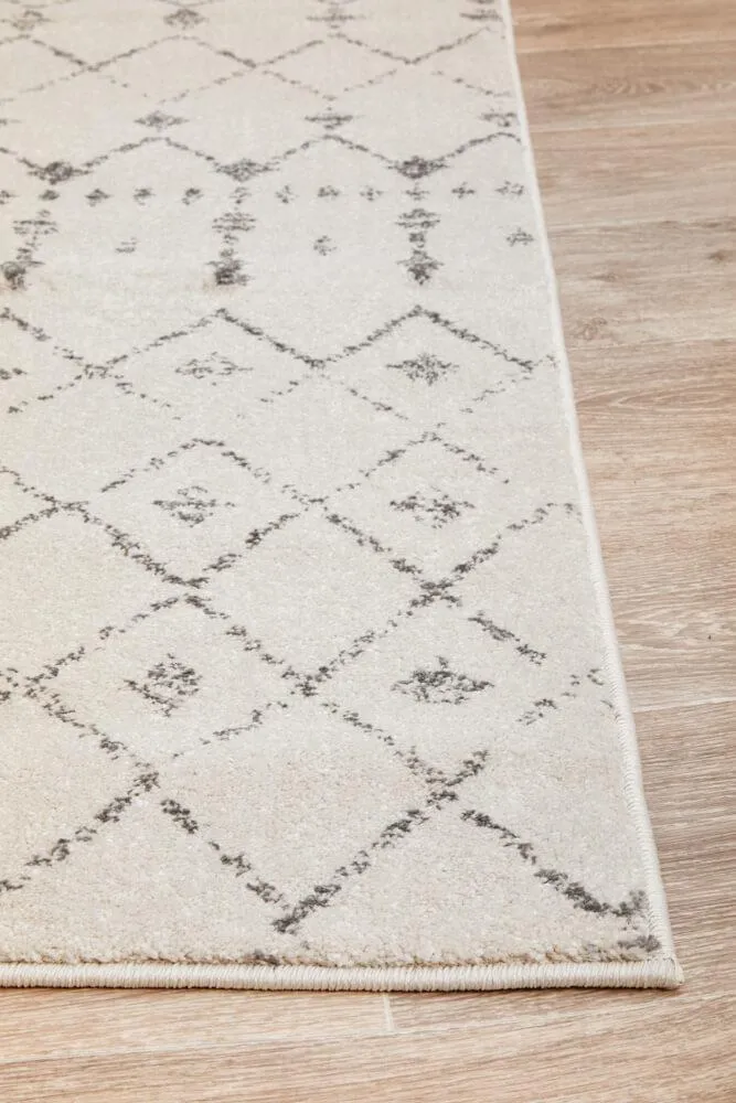Chrome Elsa Silver Rug 290 x 200 CM