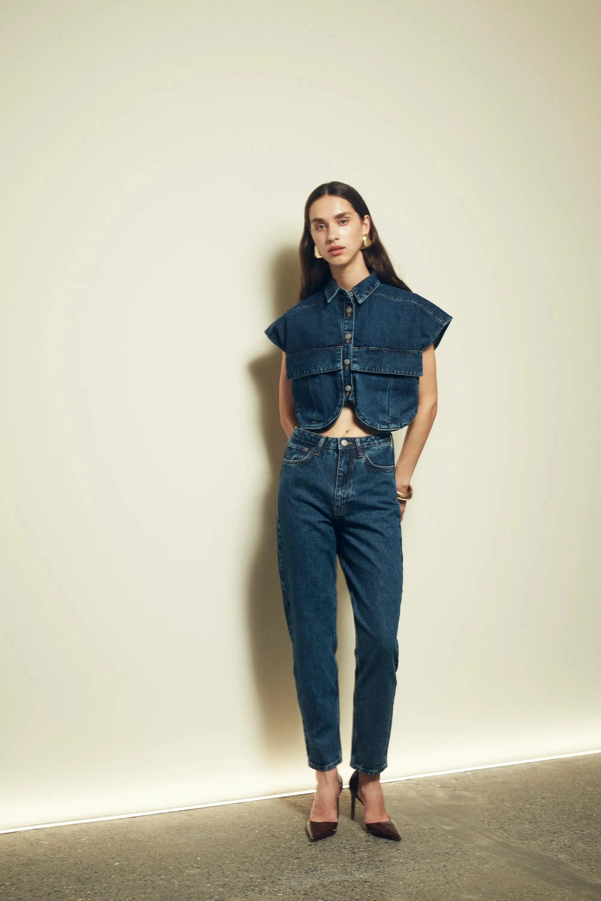 CLAUDETTE DENIM SHIRT