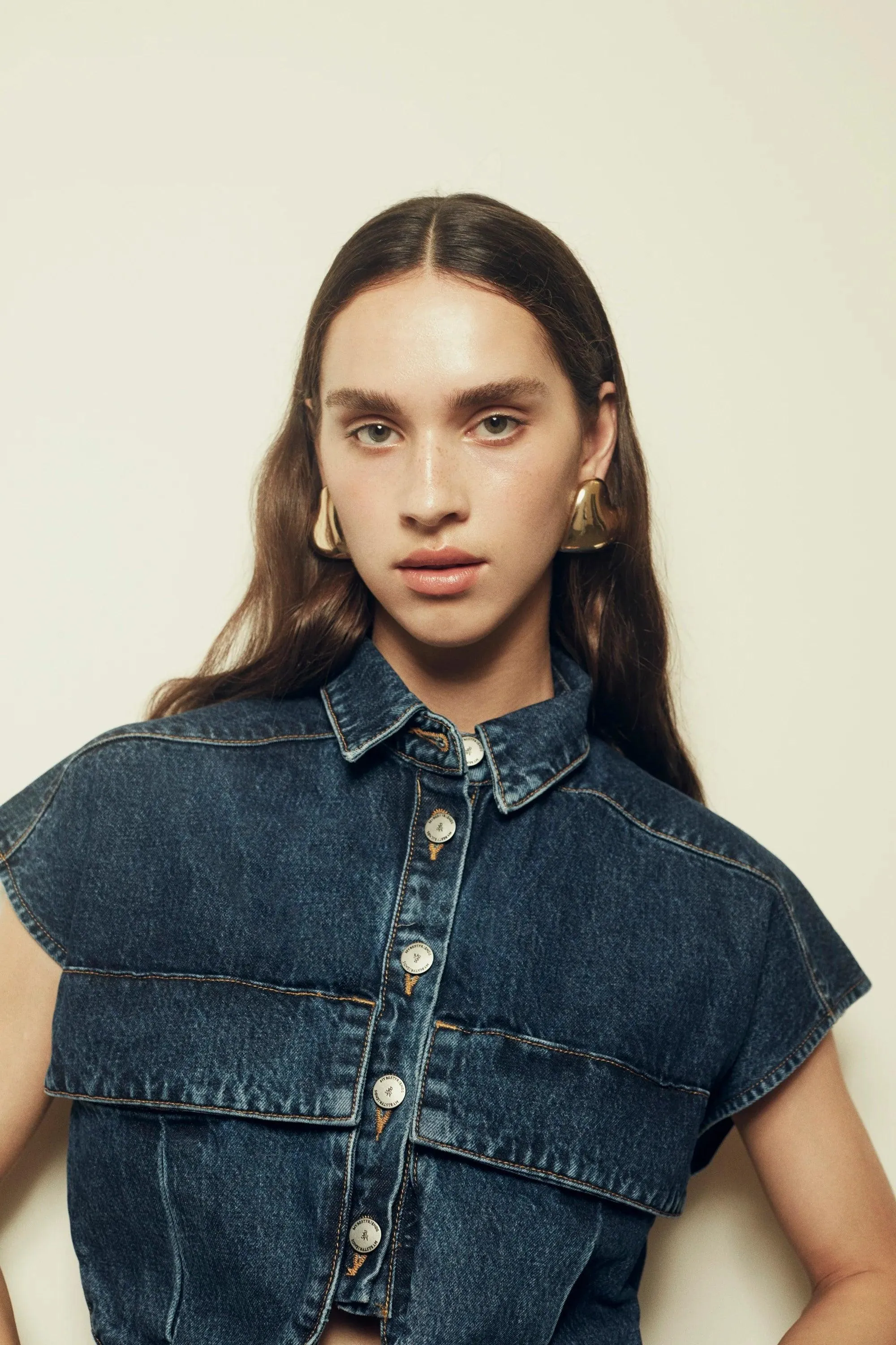 CLAUDETTE DENIM SHIRT