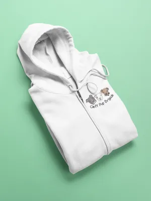 Cleft Pup Brigade Pull Zip Up Hoodie