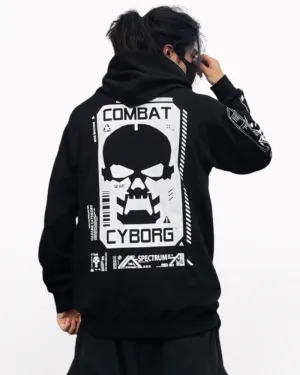 Cyberpunk Techwear Skull Hoodie