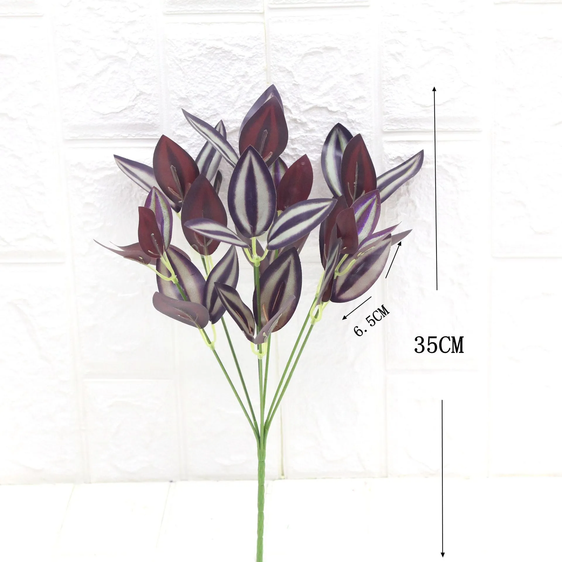 Eyebrow Leaf Artificial Plant Fake Turf Plastic Background Flower Wall Plastic Fake Green Plants