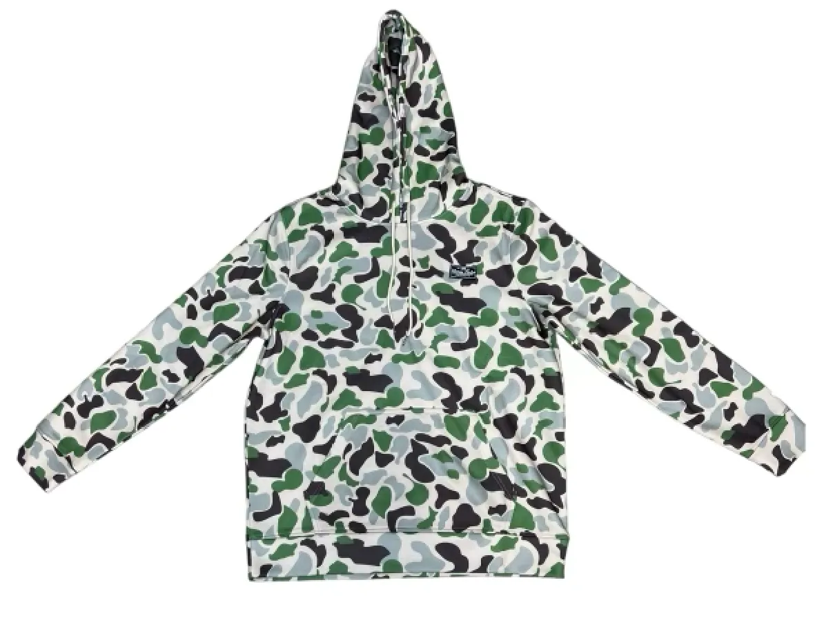 Fleece Hoodie - Duck Camo: M