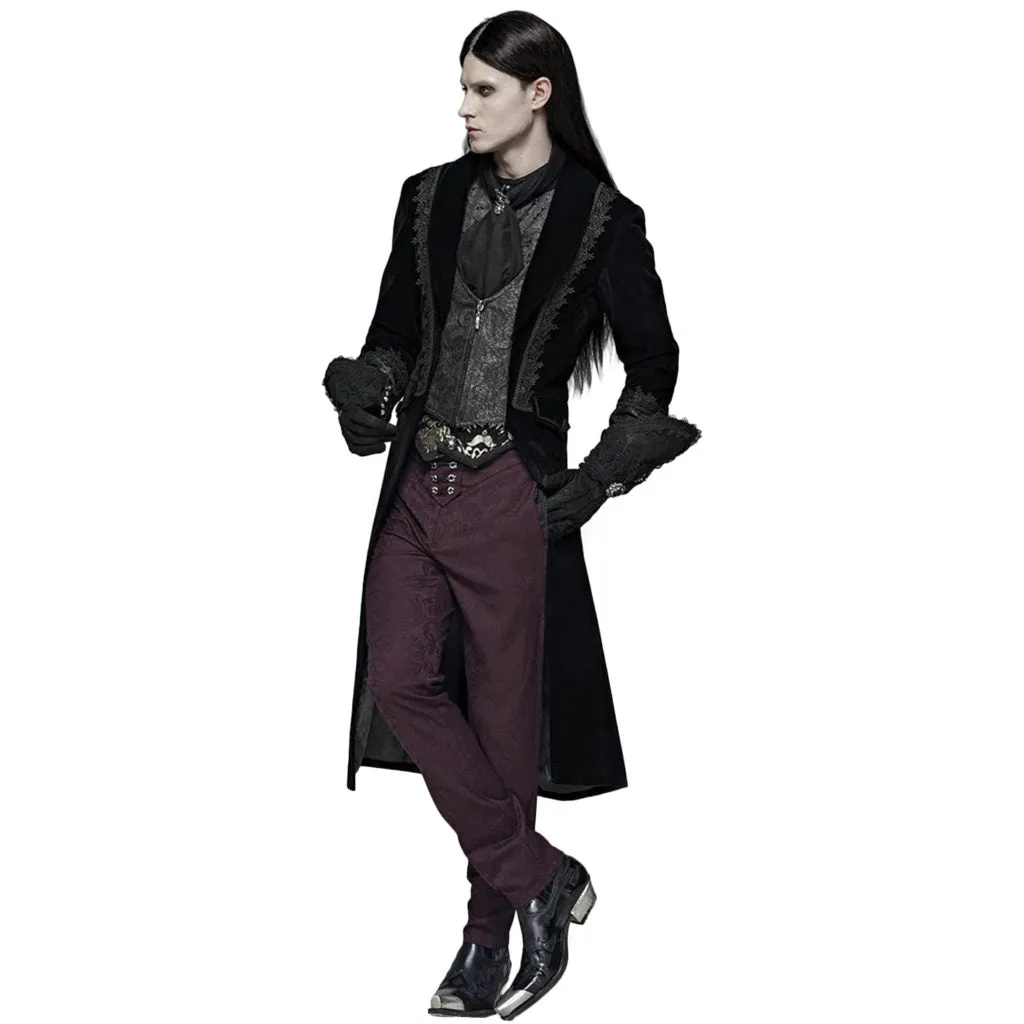 Goth Medium Length Coat