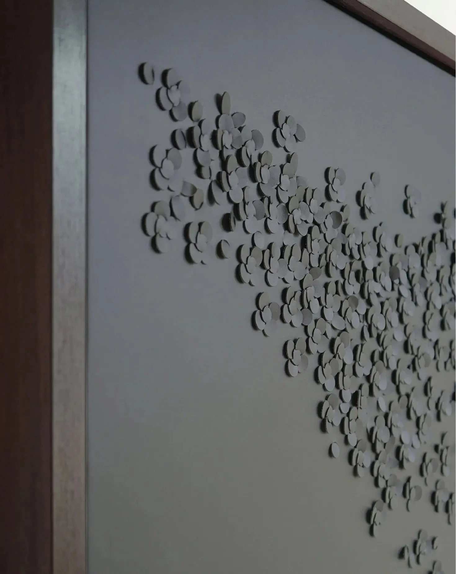 Grey Blossom Wall Art
