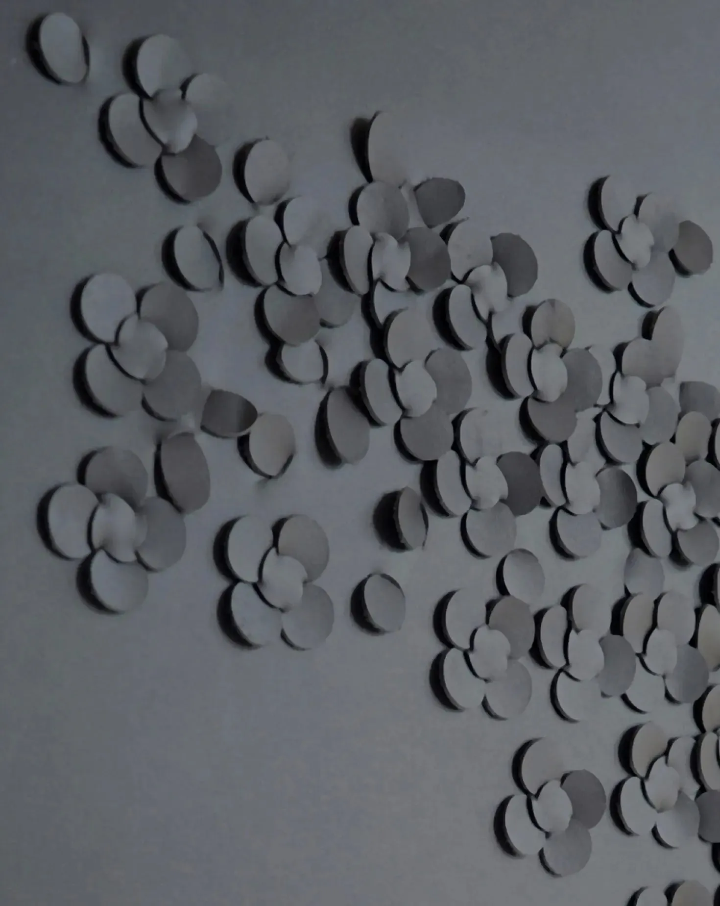 Grey Blossom Wall Art