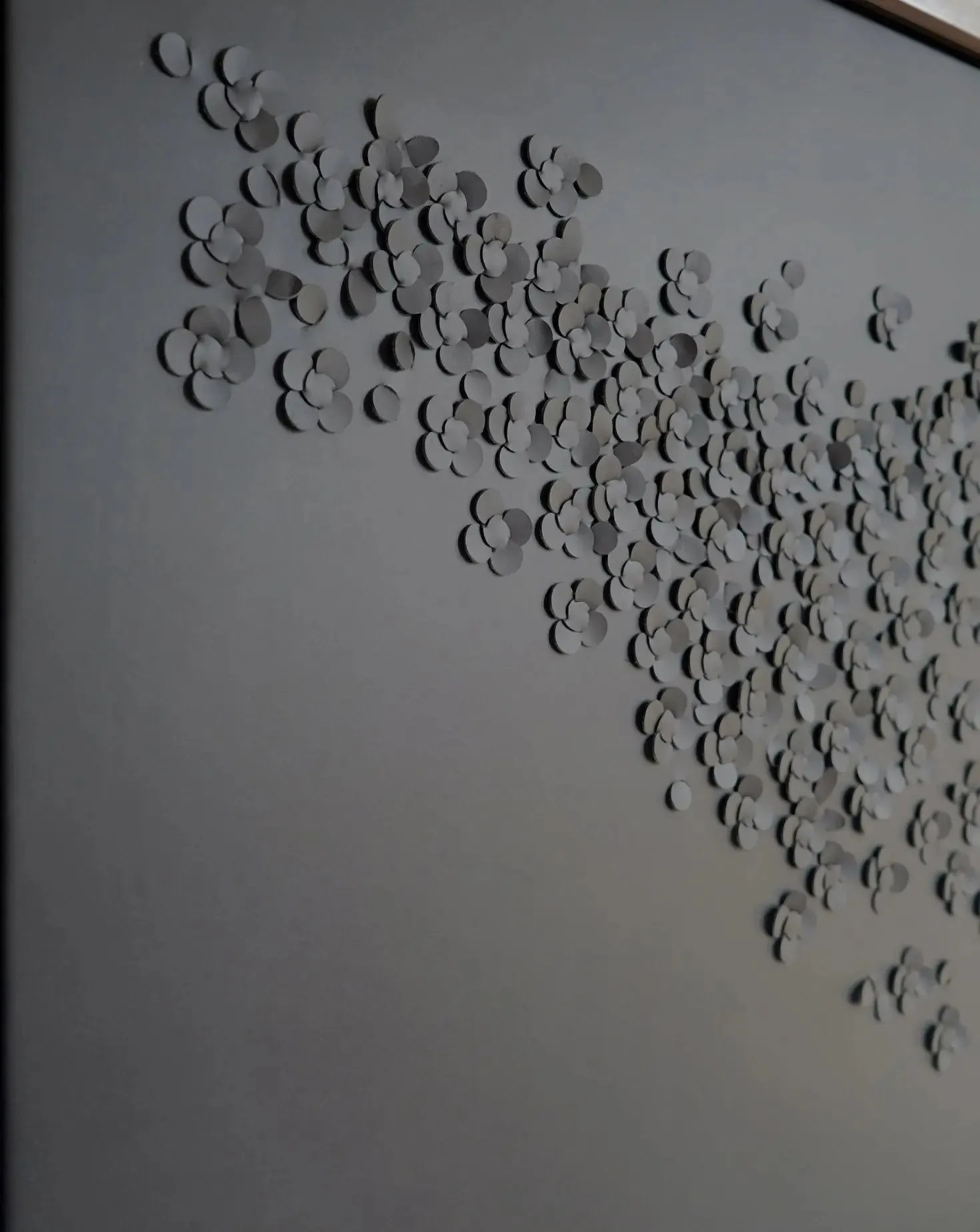 Grey Blossom Wall Art
