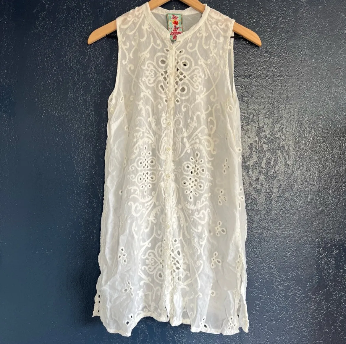 Johnny Was Wirey Vine Georgette Tunic