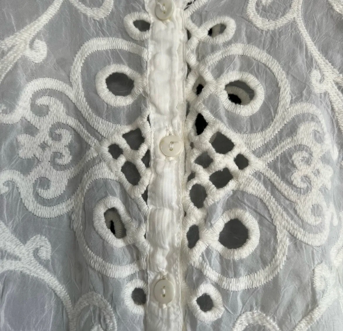 Johnny Was Wirey Vine Georgette Tunic