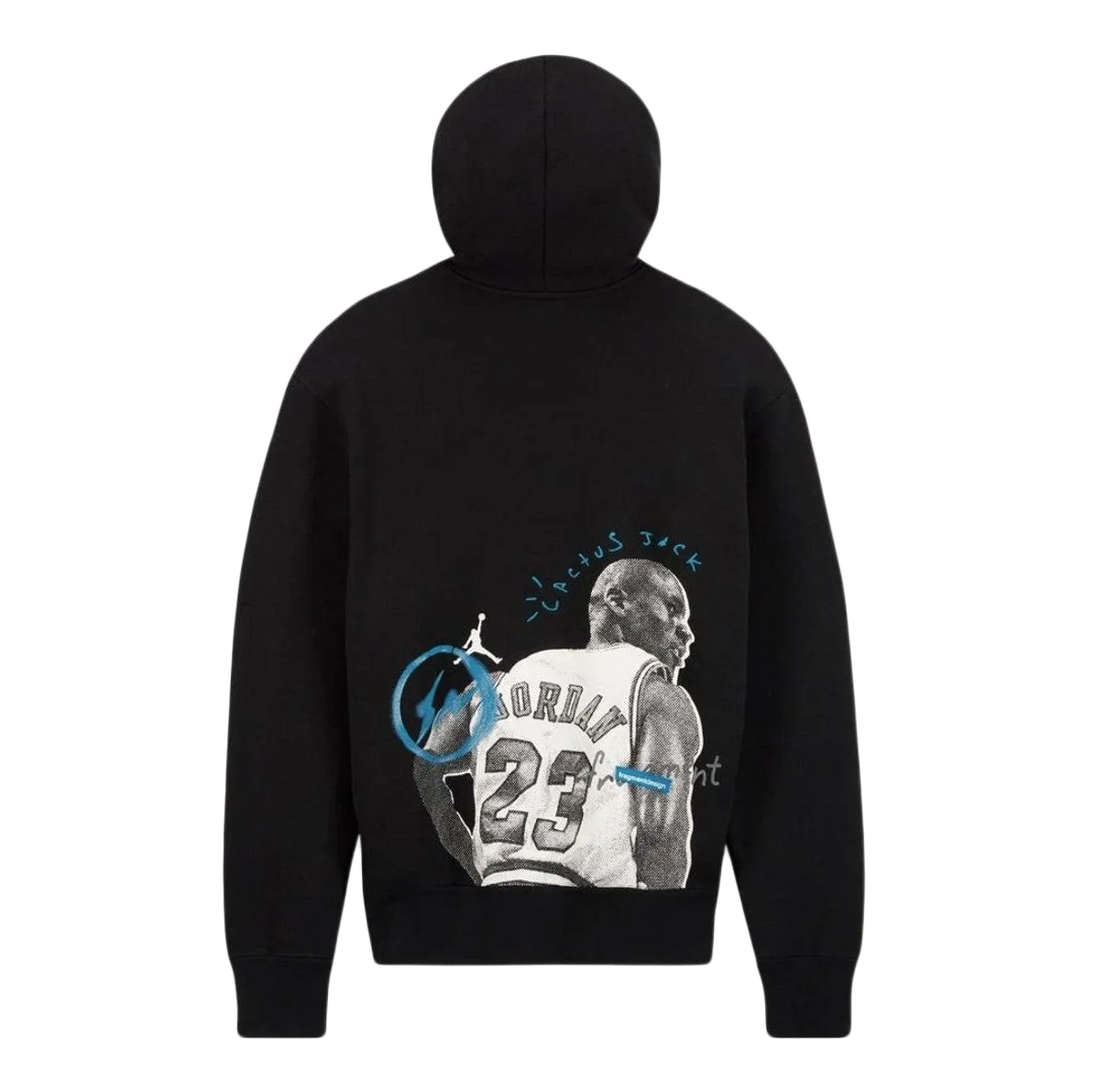 Jordan x Travis Scott x Fragment Design Hoodie Black