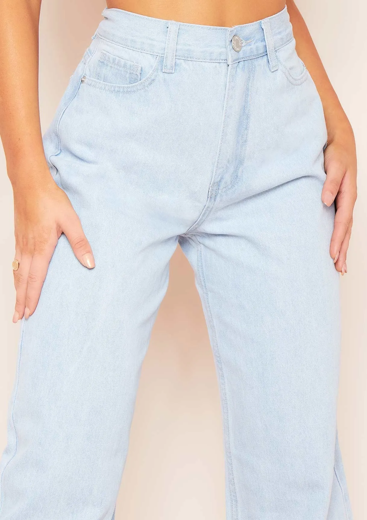 Kirsty Light Wash Wide Leg Denim Jeans