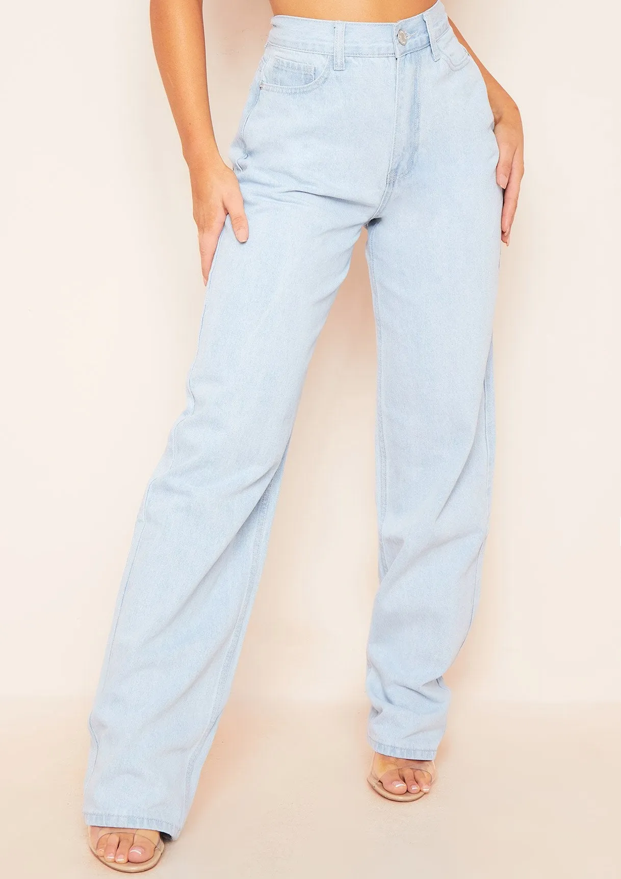 Kirsty Light Wash Wide Leg Denim Jeans