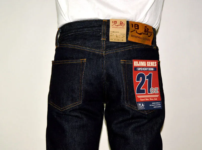 KOJIMA GENES "RNB-1221R" 21oz Zipper Fly Straight