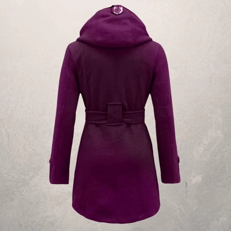 Lyssia | Hooded Peacoat - Elegant Winter Coat, Stylish & Warm