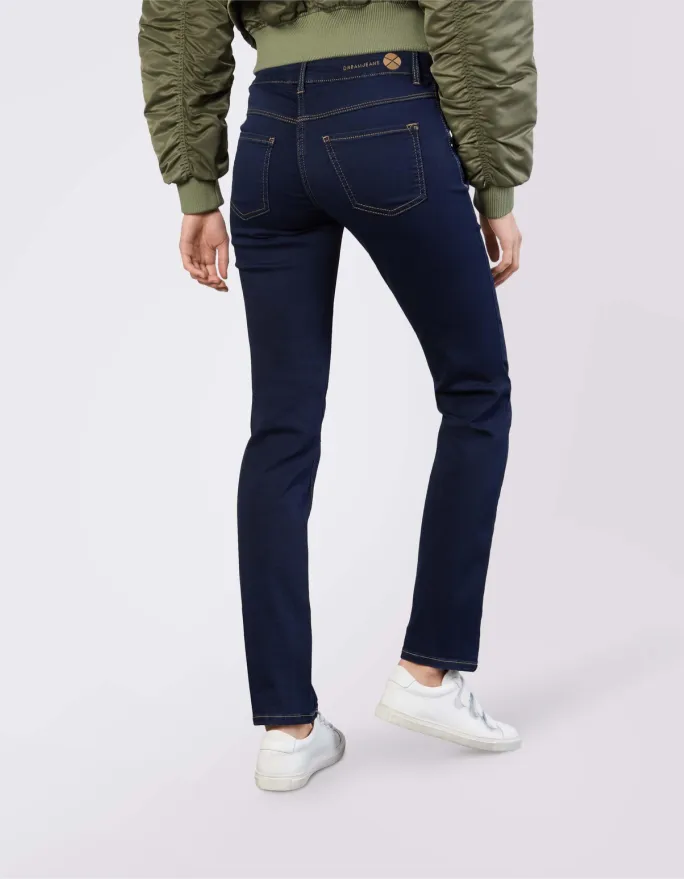 MAC Dream Straight Fit Dark Wash Jeans