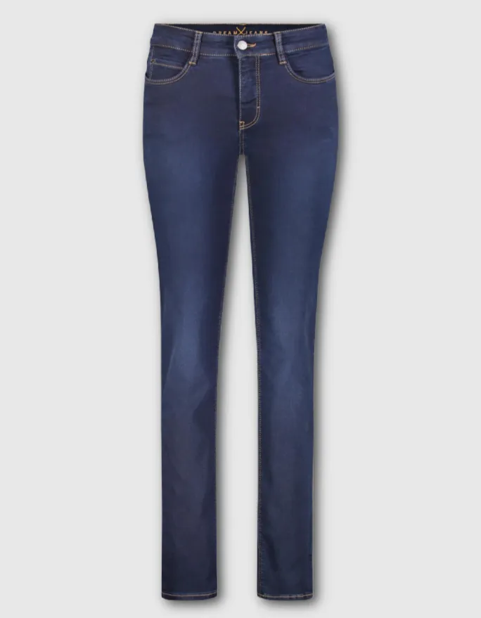 MAC Dream Straight Fit Dark Wash Jeans