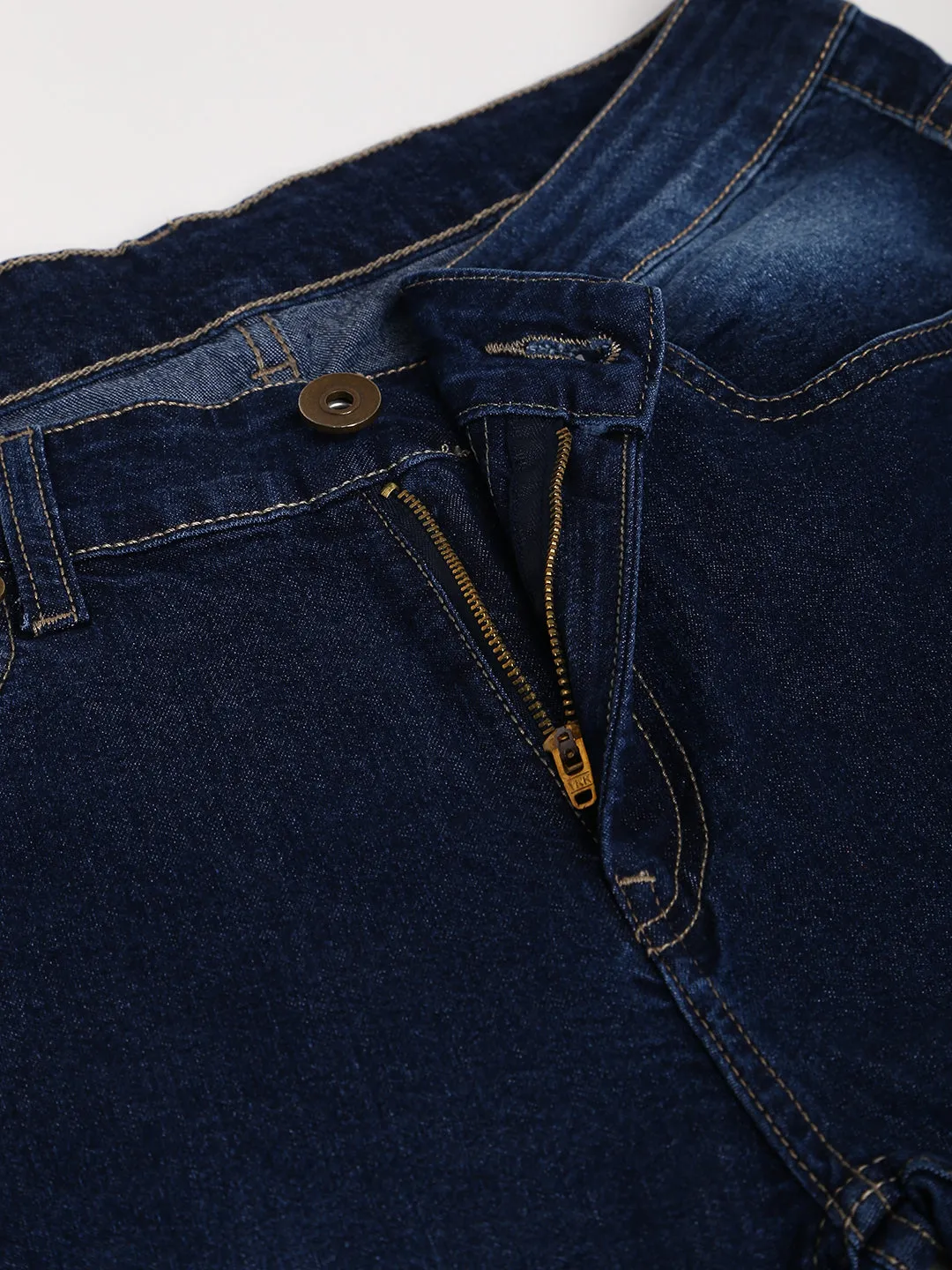 Men's Indigo Slim Fit Mid Rise Denim Jeans