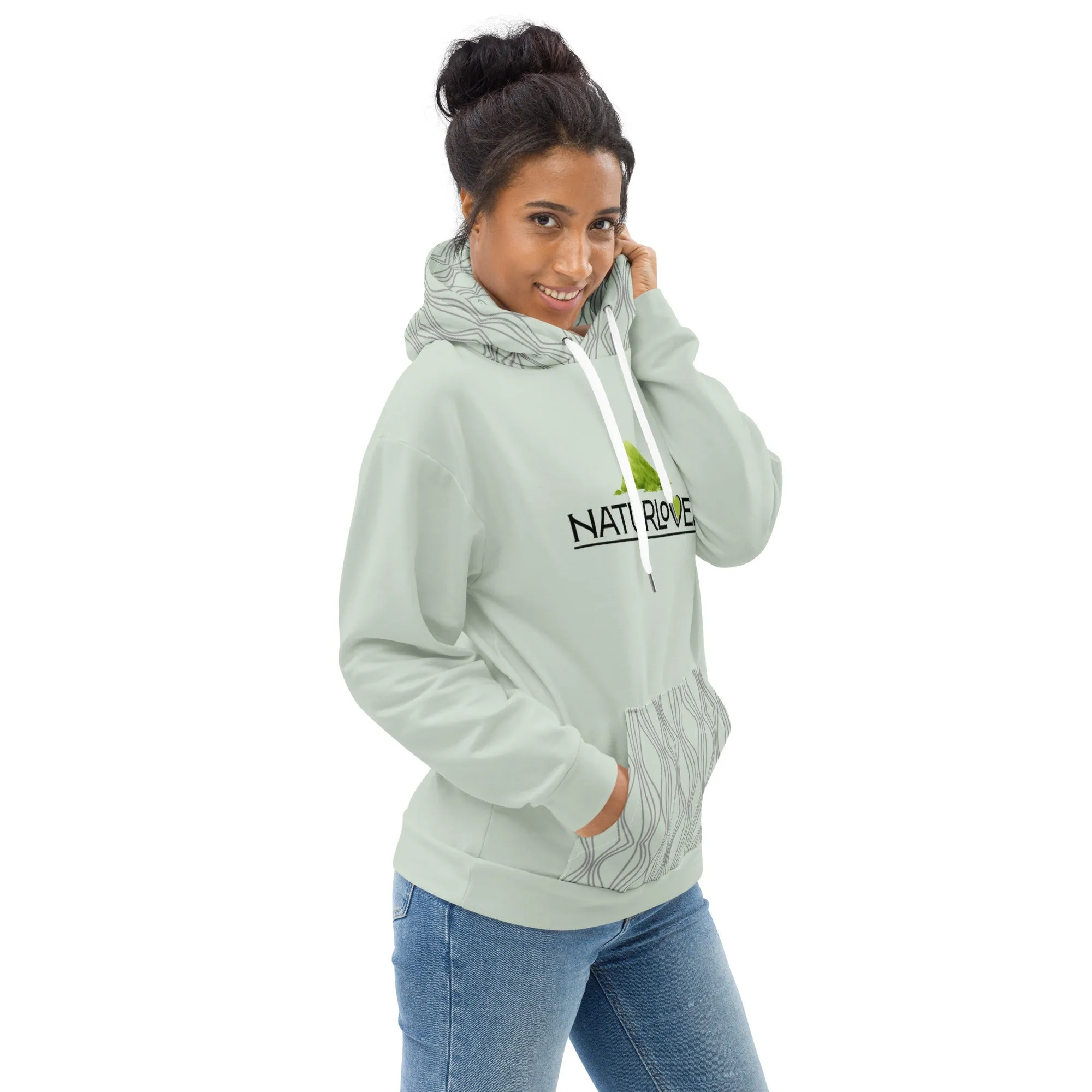 NaturLoVer Recycling Hoodie SPECIAL Edition, mint green