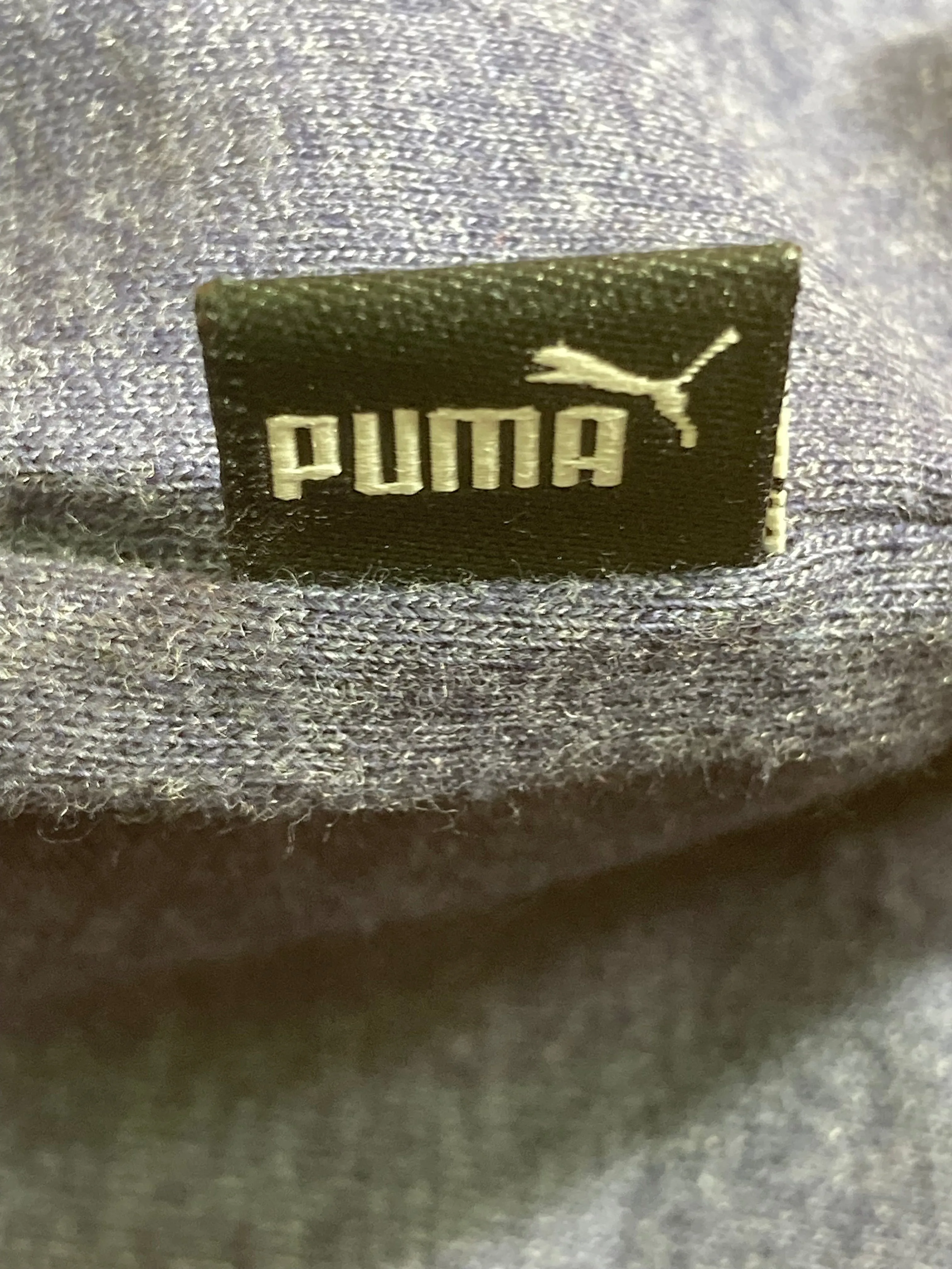 NEW! PUMA HEATHER XXL Adult Mens Graphic Print Short Sleeve Peacoat Blue T Shirt Tee Shirt