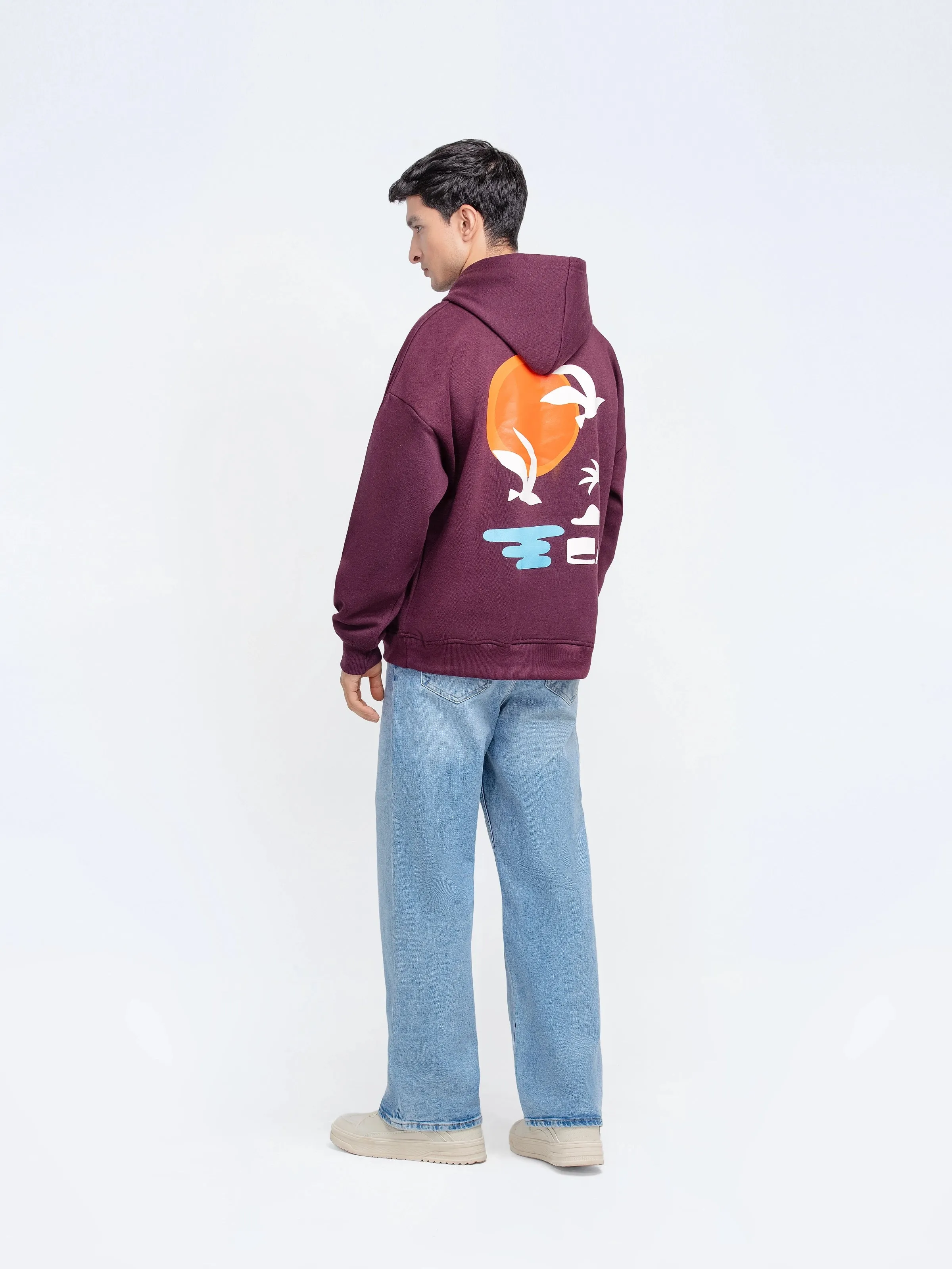 Printed Pullover Hoodie - FMTH24-051