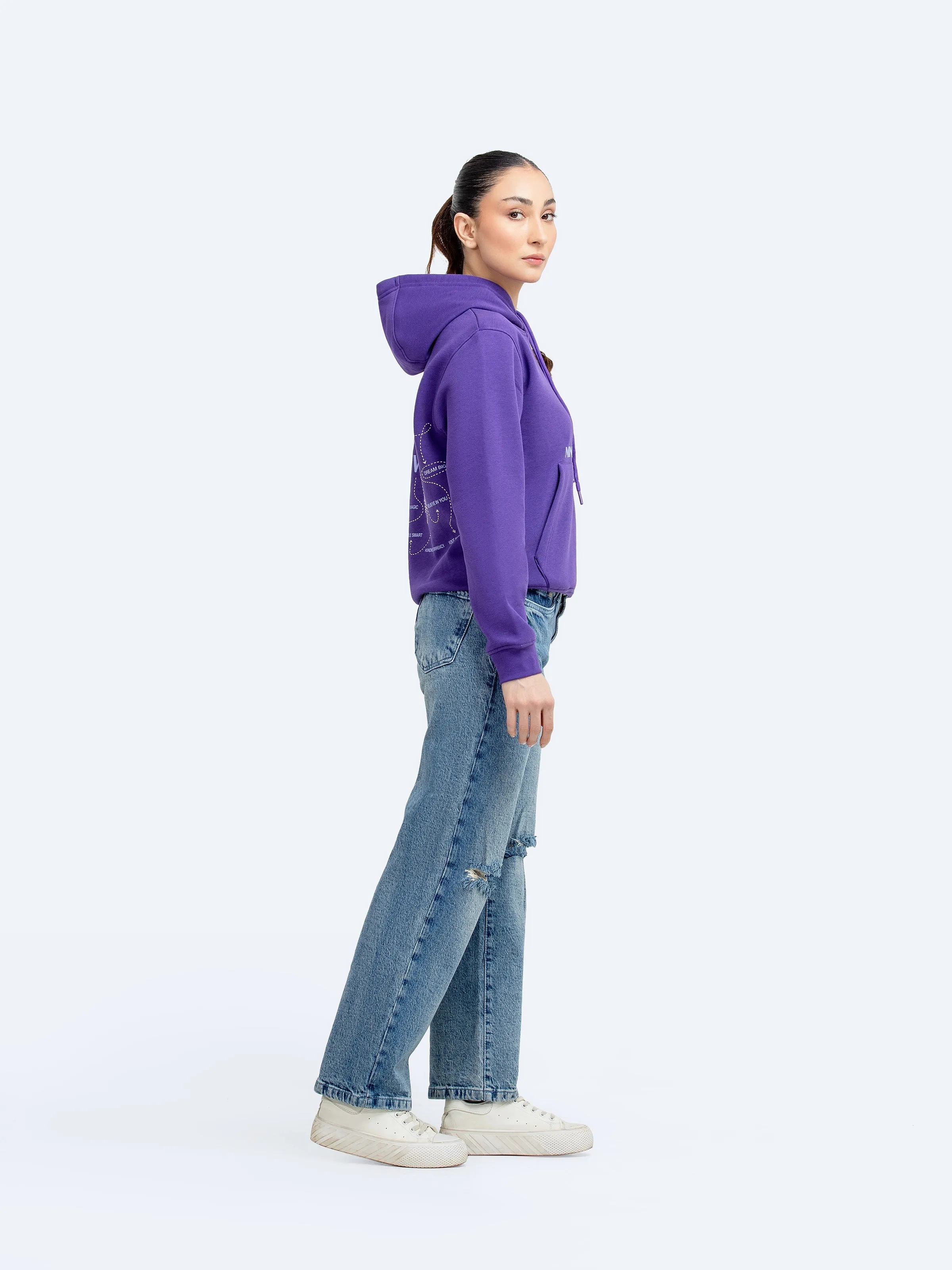 Printed Pullover Hoodie - FWTH24-005